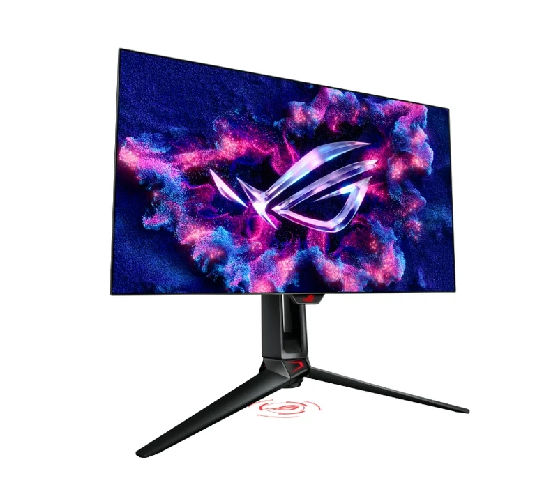 Asus ROG Swift OLED PG27AQDP Gaming monitor 27 ", WOLED panel, 480 Hz (above 360Hz), 0.03 ms (GTG), FreeSync Premium, custom heatsink, ASUS OLED Care+, AI Assistant, VESA DisplayHDR 400 True Black, uniform brightness, 99% DCI-P3, true 10-bit color