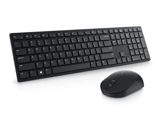 Комплект безжична клавиатура и мишка Dell KM5221W US International (QWERTY)