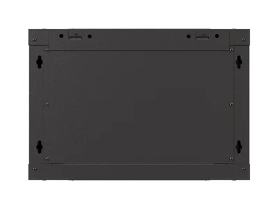 Lanberg rack cabinet 19" wall-mount 6U/540x350 (flat pack) with glass door black