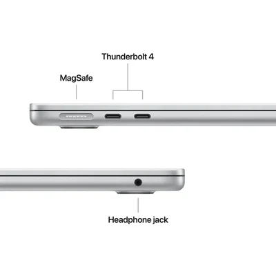Apple MacBook Air 13.6: Apple M5 chip with 10-core CPU and 8-core GPU, 16GB, 512GB SSD - Silver
