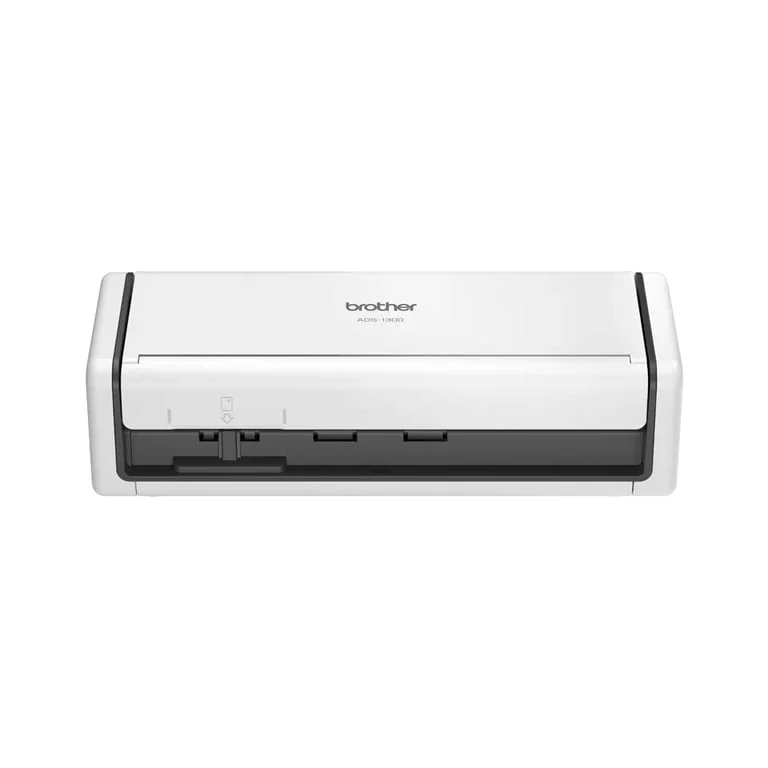 Скенер за документи Brother ADS-1300 портативен, 30 ppm, автоматично двустранно сканиране, USB 2.0/USB-C