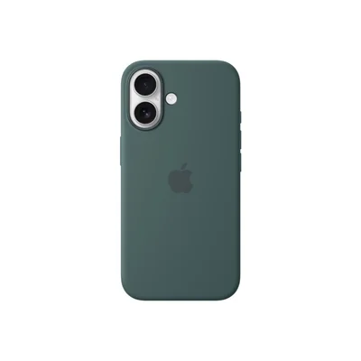 Apple iPhone 16 Silicone Case with MagSafe - Lake Green (Seasonal)