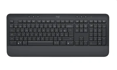 Клавиатура Logitech SIGNATURE K650 безжична Bluetooth, Graphite, US International