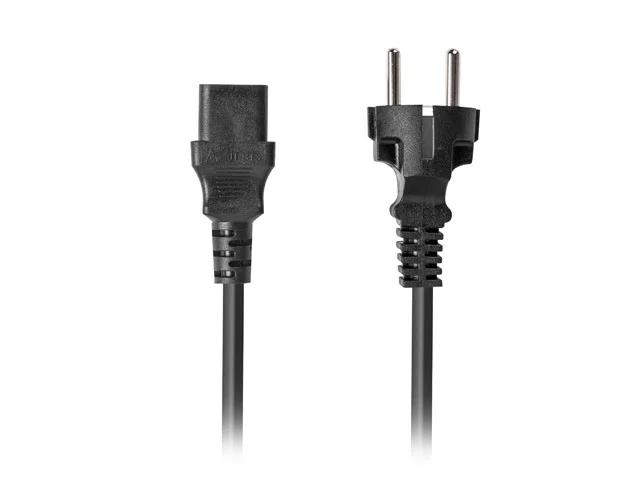 Захранващ кабел Lanberg CEE 7/7 към IEC 320 C13 1.8m, черен