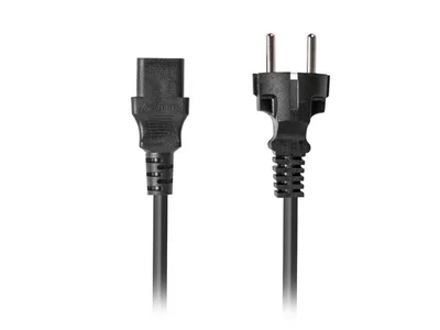 Захранващ кабел Lanberg CEE 7/7 към IEC 320 C13 1.8m, черен