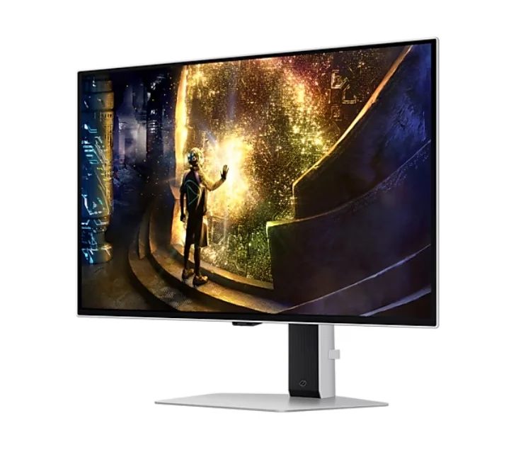 Samsung 27DG610 27" Odyssey G6 Smart, OLED, 240 Hz, 1 ms GTG, 2560x1440, DP 1.4, 2xHDMI 2.1, 2xUSB, Wi-Fi, Bluetooth, Tizen, Silver