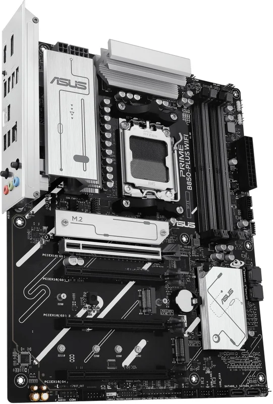 Дънна платка ASUS – Prime B850 Plus Wi-Fi, AMD B850, DDR5, ATX, Wi-Fi