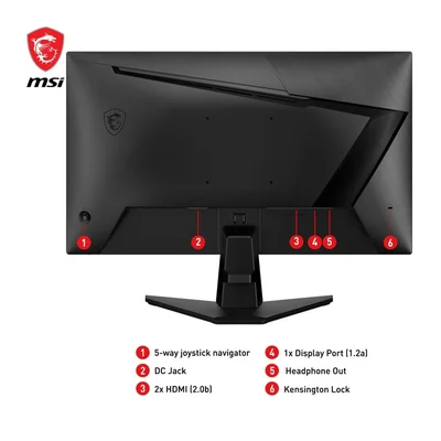 Монитор MSI G255F 24.5" Rapid IPS 180Hz 1ms Full HD