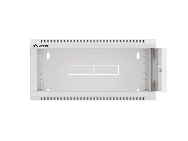 Lanberg rack cabinet 19" wall-mounted 4U 600 fast assembly (flat pack) grey