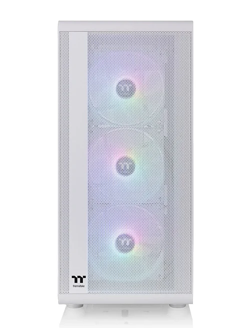 Кутия за компютър Thermaltake S200 TG Snow Middle Tower Бял