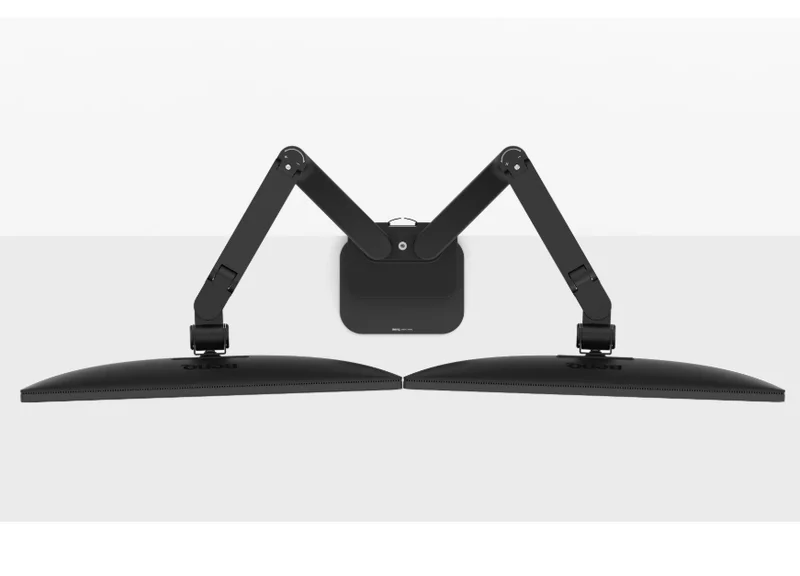 BenQ DUAL MONITOR ARM, BenQ Dual Ergo Arm BDH01, UNIVERSAL DESKTOP DEVICE BDH01 BLACK, Fits screens up to 35 inches, VESA compatibility for 75x75mm and 100x100mm patterns, Weight Capacity (per screen) 2 to 20kg
