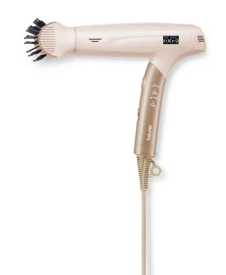 Сешоар Beurer HC 150 FusionDry Pro, 1600 W, йонна функция, LCD дисплей, сгъваема дръжка, 3 степени, Rose gold