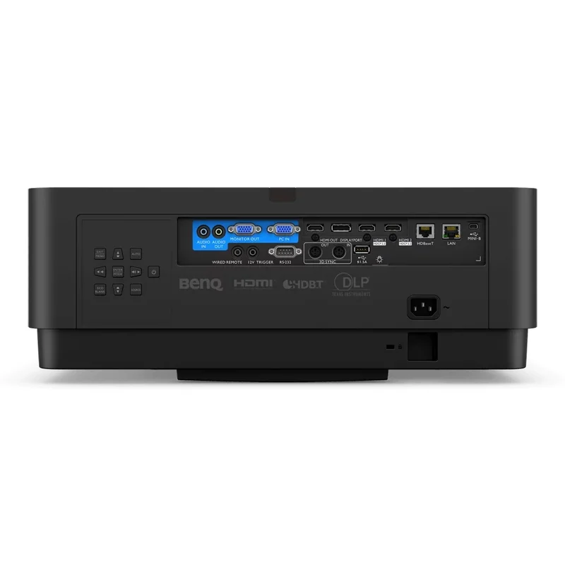 BenQ LU960ST DLP, WUXGA 1920x1200, 5500AL, Laser light, Contr. 3,000,000:1, Short-Thr.(0.78~0.84); 1.1X, 20,000 hrs life; Noise level: 37/35 dB (Normal/Eco mode), HDMI2.0, Displayport; HD-baseT; LAN control; DC 12V Trigger; Wired remote,3D Sync in/out