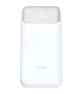 Външна батерия D-LINK 20000mAh Бял