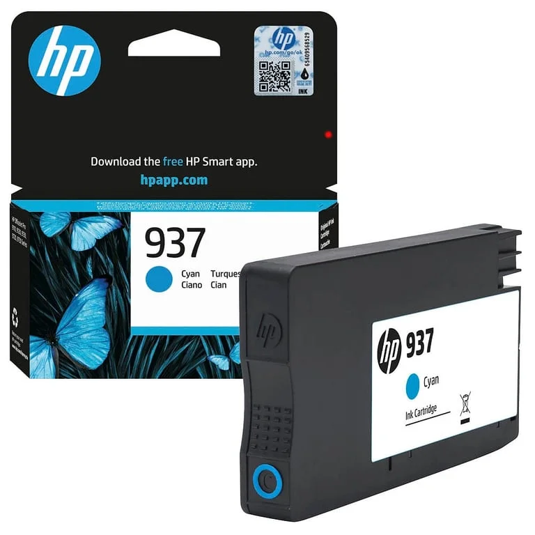 Мастило HP 937 Cyan оригинално