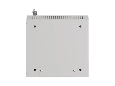 Lanberg rack cabinet 10" wall-mount 4U/300x300 (flat pack) with glass door grey