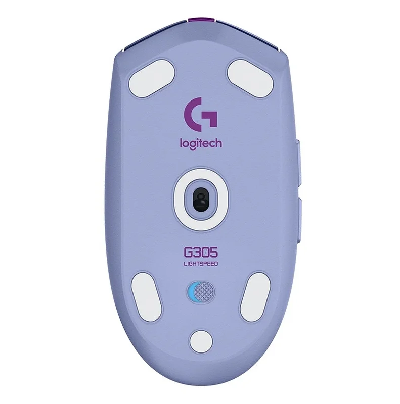 Logitech G305 Wireless Mouse, Lightsync RGB, Lightspeed Wireless, HERO 12K DPI Sensor, 400 IPS, 6 Programmable Buttons, Lilac