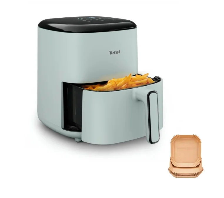 Фритюрник с горещ въздух Tefal – EY2454E0 Easy Fry Pop, 5L, зелен