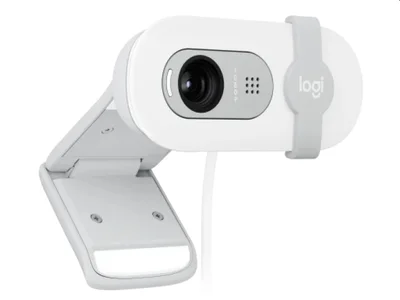 Уеб камера LOGITECH – Brio 100, Full HD, бяла