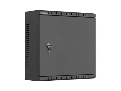 Комуникационен шкаф LANBERG – TPR 10", 2U, 340x340x140 мм, черен
