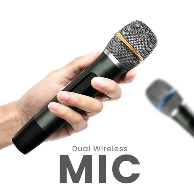 HiFuture Vocalist300 Black, 150W Output, Karaoke Enable, Two Wireless Microphone, 18000mAh Battery (Support Power Bank), RGB Lighting, Pair to Play (TWS Mode), Bluetooth 5.3
