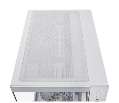 Кутия за компютър Chieftec Visio White Middle Tower, прозрачен страничен капак, бял