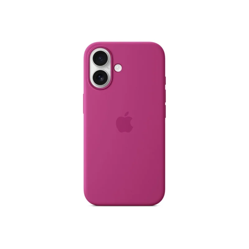Apple iPhone 16 Silicone Case with MagSafe - Fuchsia (Seasonal)