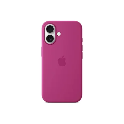 Apple iPhone 16 Silicone Case with MagSafe - Fuchsia (Seasonal)