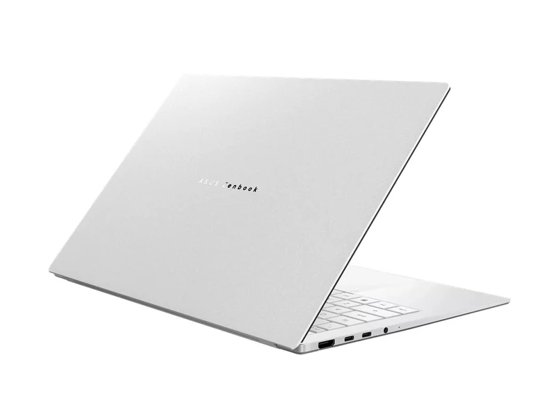 Лаптоп ASUS Zenbook S UX5406AA-SU152X 14" OLED 2880x1800 120Hz, Intel Core Ultra 9 386H, 32GB LPDDR5X, 1TB SSD, Windows 11 Pro, бял