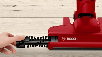 Bosch BBHF214R, Cordless Handstick Vacuum Cleaner, 2 in 1 Readyy'y, Series 2, 14.4V, Red