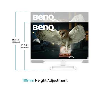 BenQ EW2790U 27” 4K BenQ Home Entertainment Monitor, 27W WORK &  ENTERTAINMENT DISPLAY EW2790U WHITE