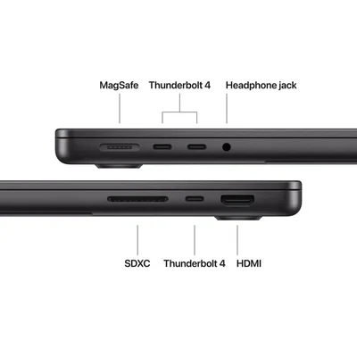 Apple 14-inch MacBook Pro: Apple M5 chip with 10-core CPU and 10-core GPU, 16GB, 1TB SSD - Space Black