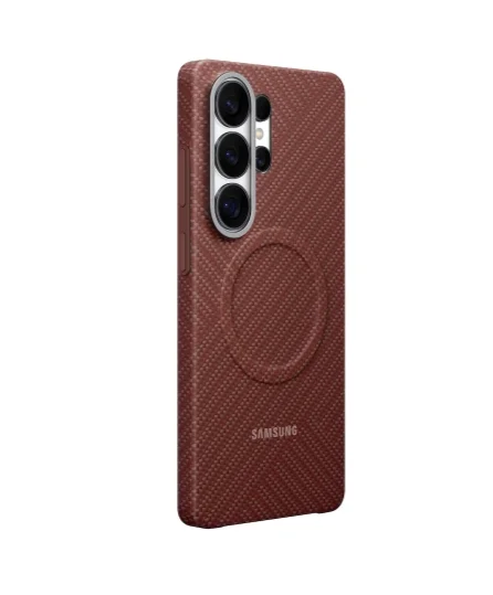 Калъф Samsung S26 Ultra Carbon Magnet, червен, 6.9"