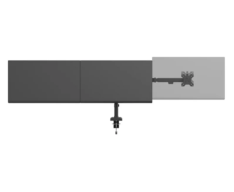 Стойка за монитор Neomounts Nero, тройна, за екрани 10"-27", черна