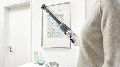 Bosch BBH3K2800, Cordless Handstick Vacuum cleaner 2 in 1 Flexxo Gen2, Serie 4, 28V, 82 dB(A), AllFloor Power Brush with LEDs, built-in accessories, Blue