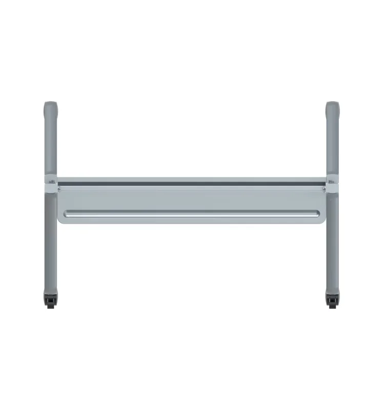 Hisense Mobile cart 65"- 86"; Max Load 80kg,Height adjustable with 3 levels, Silver gray (bracket) + Black (Hanging plate & caster)