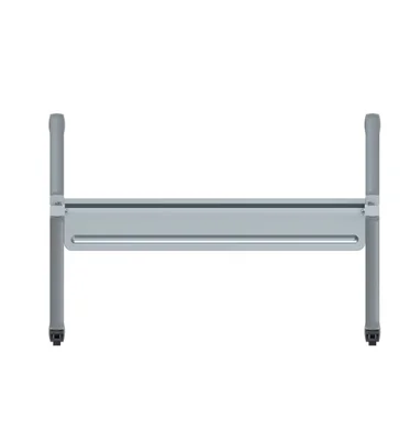 Hisense Mobile cart 65"- 86"; Max Load 80kg,Height adjustable with 3 levels, Silver gray (bracket) + Black (Hanging plate & caster)