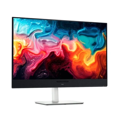 Монитор Dell S3225QC 32" 4K QD-OLED, 120Hz, FreeSync, 0.03ms, 99% DCI-P3, 1000 cd/m2, 1 500 000:1, USB хъб, Вградени говорители, Черен/Сребрист