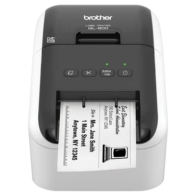 Етикетен принтер Brother QL-800 QL800YJ1 директен термален, 62 мм