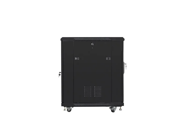 Lanberg rack cabinet 19" free-standing 15U/600x800 (flat pack) with mesh door black
