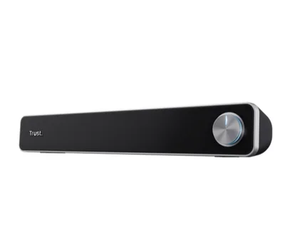 Тонколона Trust Arys USB Soundbar, 12W, 2 говорителя, 3.5mm, USB, Черна