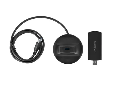Мрежов адаптер LANBERG NC-3000-WI AX3000 Tri-Band USB с 2 вътрешни антени