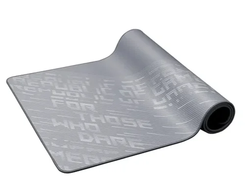 Asus ROG Scabbard II Arctic Gray XXL Gaming Mouse Pad, Water- Oil- Dust- Resistance, Durable Anti-Fray Edges, Non-Slip Rubber Base, 400 x 900 x 3mm, Gray