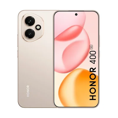 Смартфон HONOR 400 6.55" AMOLED 120Hz, Snapdragon 7 Gen 3, 8GB RAM, 512GB, 5G, 200MP, Android 15, Desert Gold