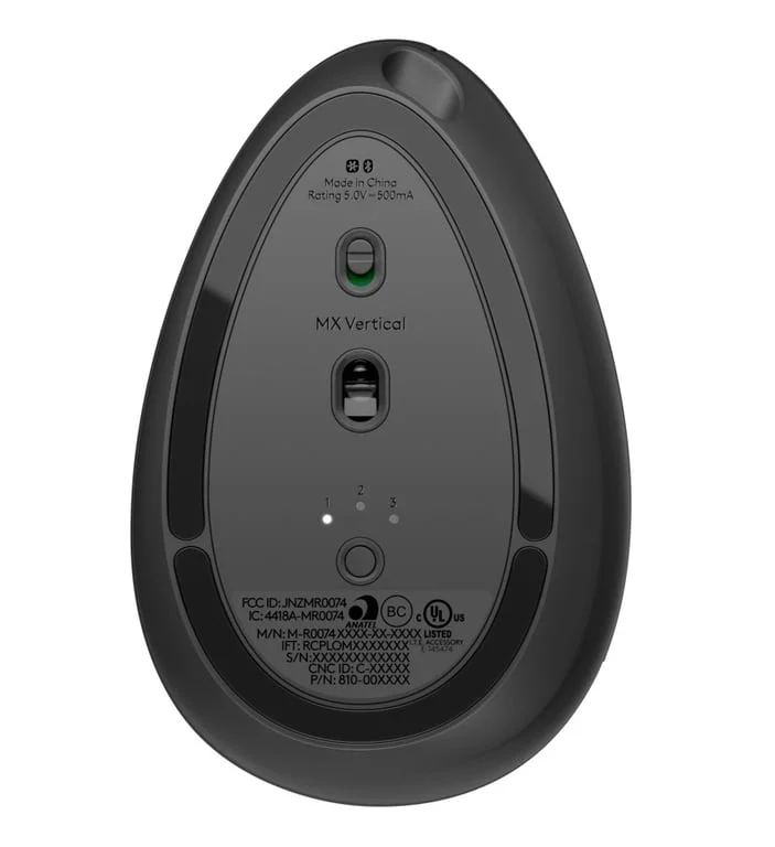 Мишка Logitech MX Vertical Advanced Ergonomic Graphite