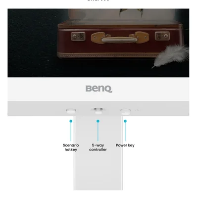 BenQ EW2790U 27” 4K BenQ Home Entertainment Monitor, 27W WORK &  ENTERTAINMENT DISPLAY EW2790U WHITE