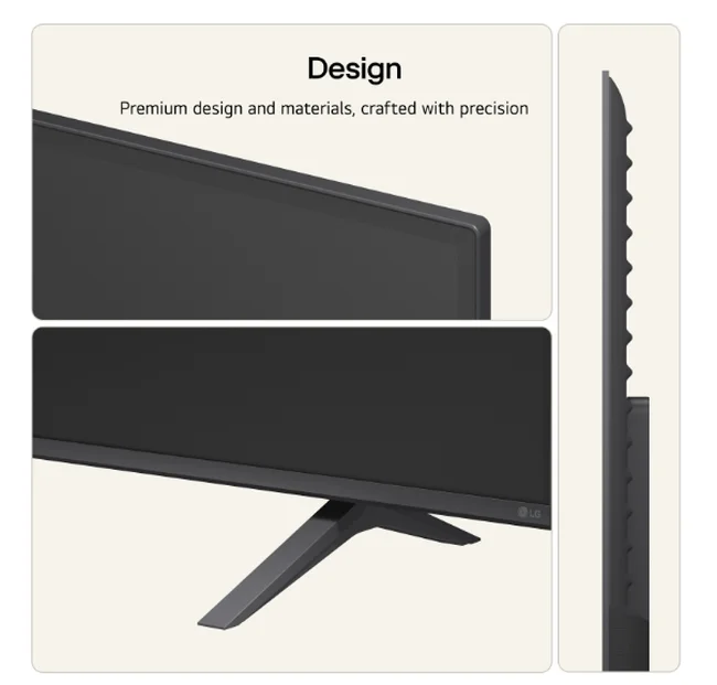 LG 75NU850B3LA, 75" 4K Ultra HD Smart TV, 3840x2160, DVB-T2/C/S2, Alpha 7 AI Processor, HDR10 / HLG, webOS 26 ThinQ, VRR / ALLM / HGiG, 4K Super Upscaling, WiFi 5, Voice Controll, Bluetooth 5.3, AirPlay 2, LAN, CI, HDMI eARC,AI Sound Pro, Google Cast,