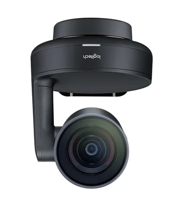 Logitech Rally Camera, Ultra HD 4K 30 fps, Motorized PTZ Camera, RightSight, RightLight, RightSound, 5x Optical Zoom, Autofocus, Black