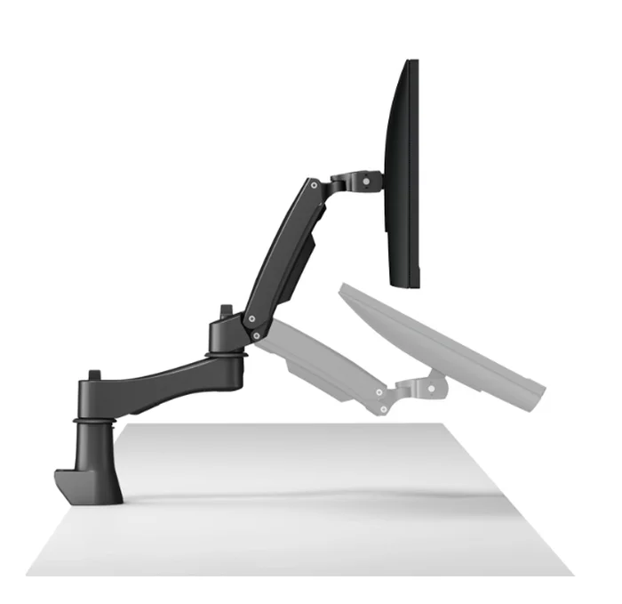 BenQ Arm, Monitor Arm for desk mount AS10, Compatible with 21.5/ 24 / 27” monitors, for ALL GL/GW/BL/PD/EW/SW models with VESA mounting possibility 100mm or 75mm, from 2.5 kg to 8 kg, 315mm height adjustment
