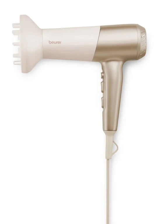 Beurer HC 70  Hair dryer, 2100 W, Ionic function, Powerful DC motor, 2 attachments, 3 heat settings,2 blower settings, cold air, overheating protection, Removable safety filter